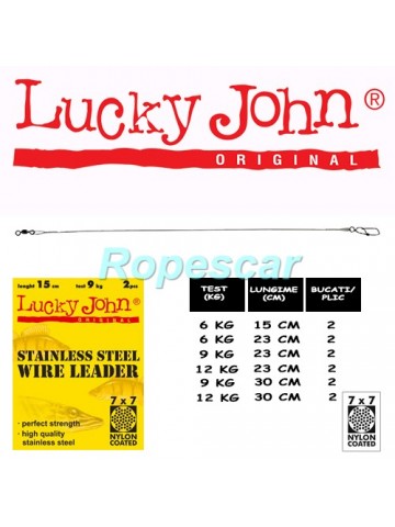 Struna otel SSW 7X7 Steel Leaders - Lucky John